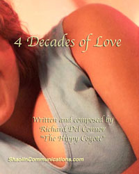 book cover of 4 Decades of Love poetry book